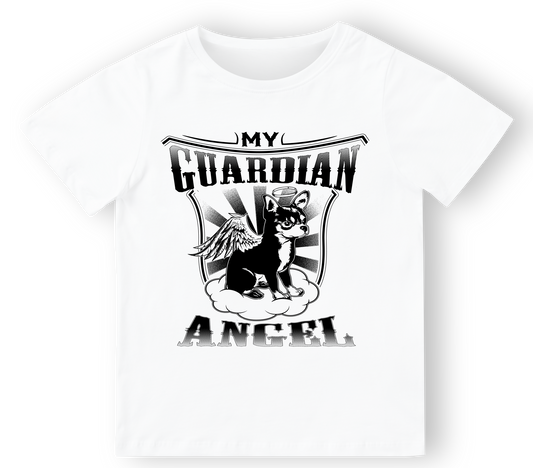 Camiseta niño My Guardian en blanco