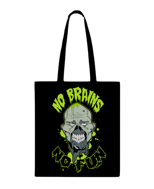 Bolso Tote Bag No Brains No Fun No Blood