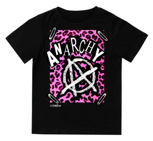 Camiseta bebé Anarchy pink