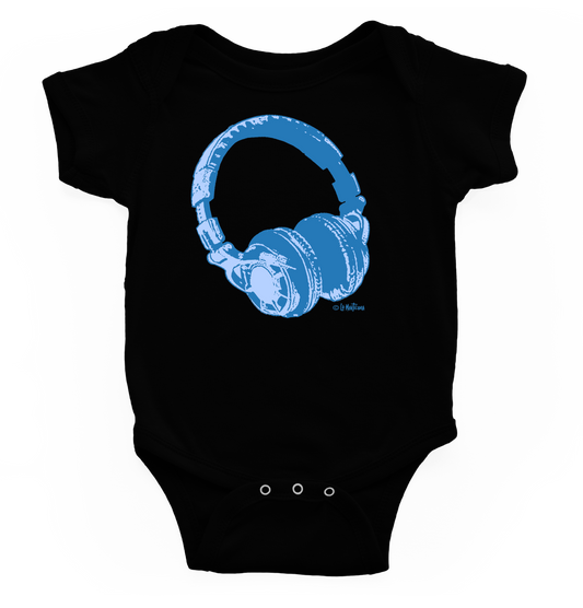 Body bebé Auricular Azul blk