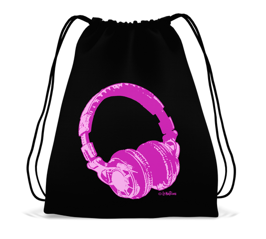 Bolsa Gymsac Bag Auriculares rosa