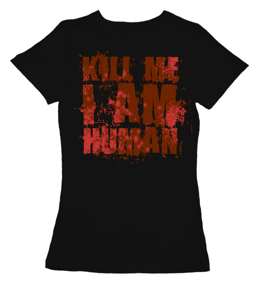 Camiseta Chica Zombie Kill me blood