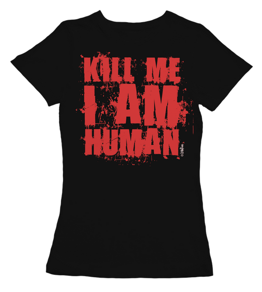 Camiseta Chica Zombie Kill me red