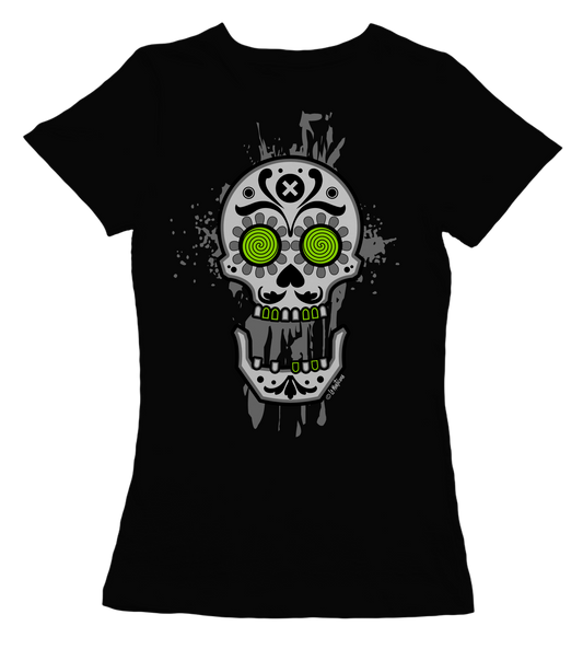 Camiseta Chica Skull Psico