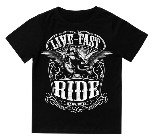 Camiseta niño Live Fast