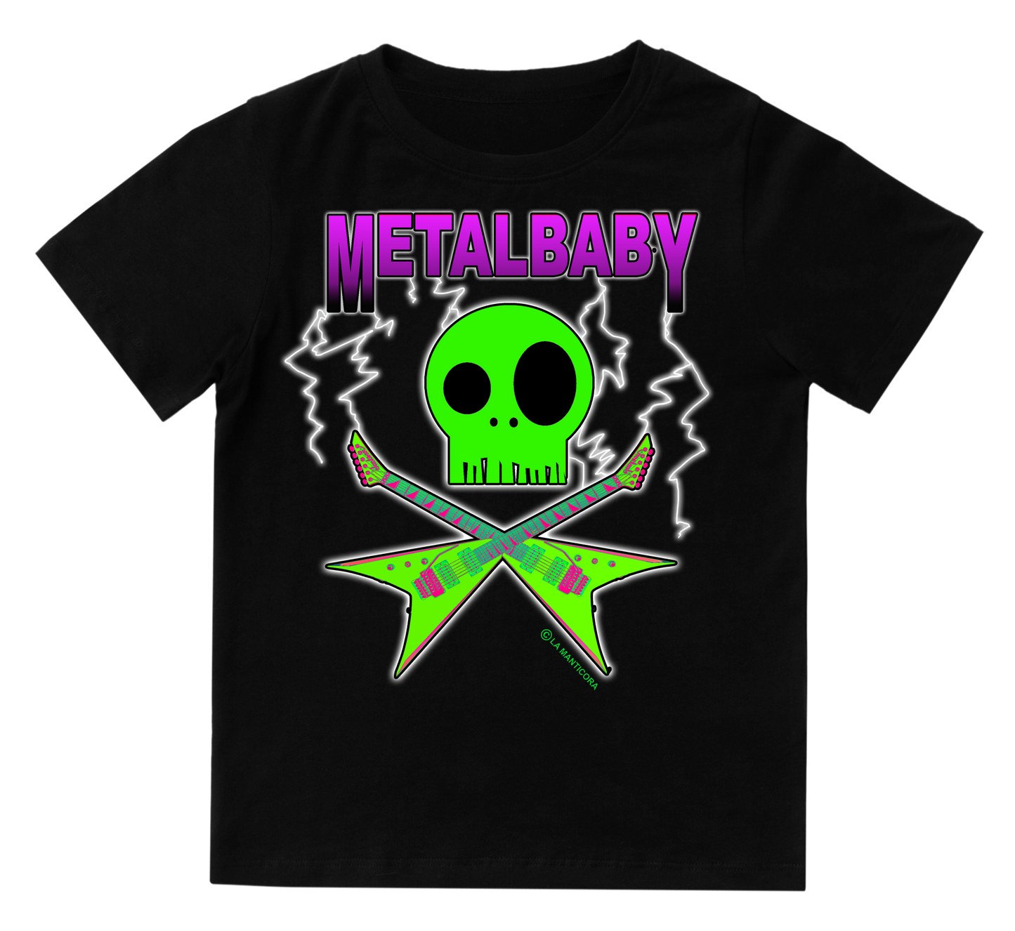 Camiseta bebé Metal baby