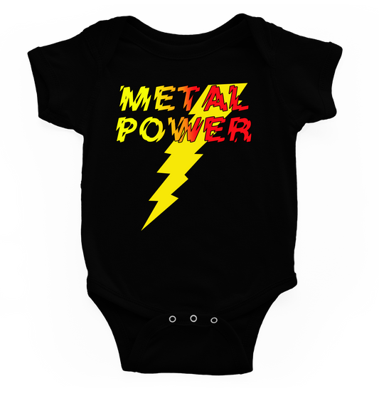 Body bebé Metal Power