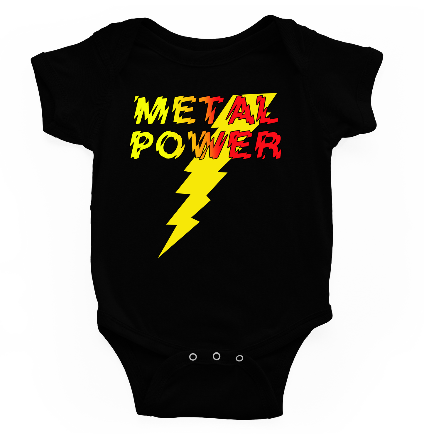 Body bebé Metal Power