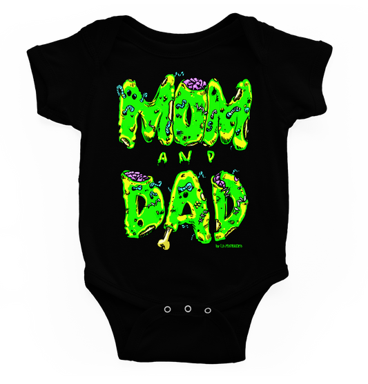 Body bebé Mom & Dad blk