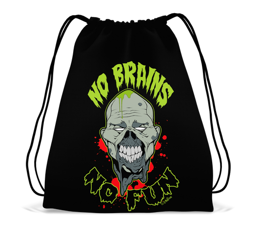 Bolsa Gymsac Bag No Brains No Fun