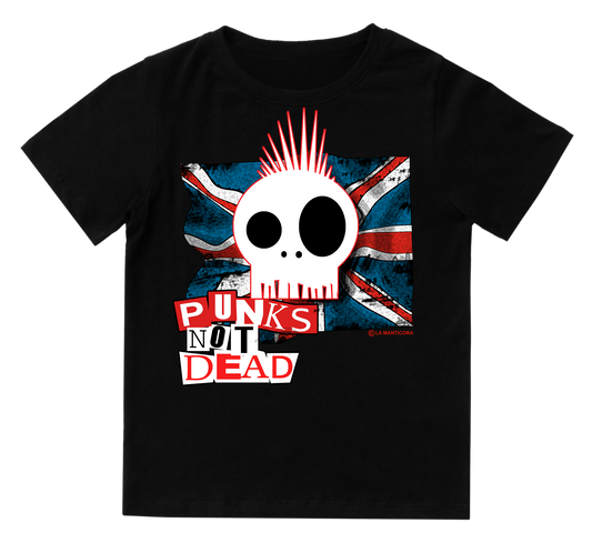 Camiseta bebé Punks not dead