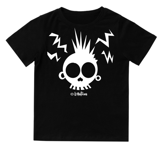 Camiseta bebé Skull Angry