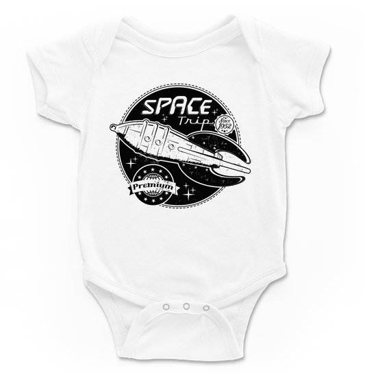 Body bebé Space en blanco
