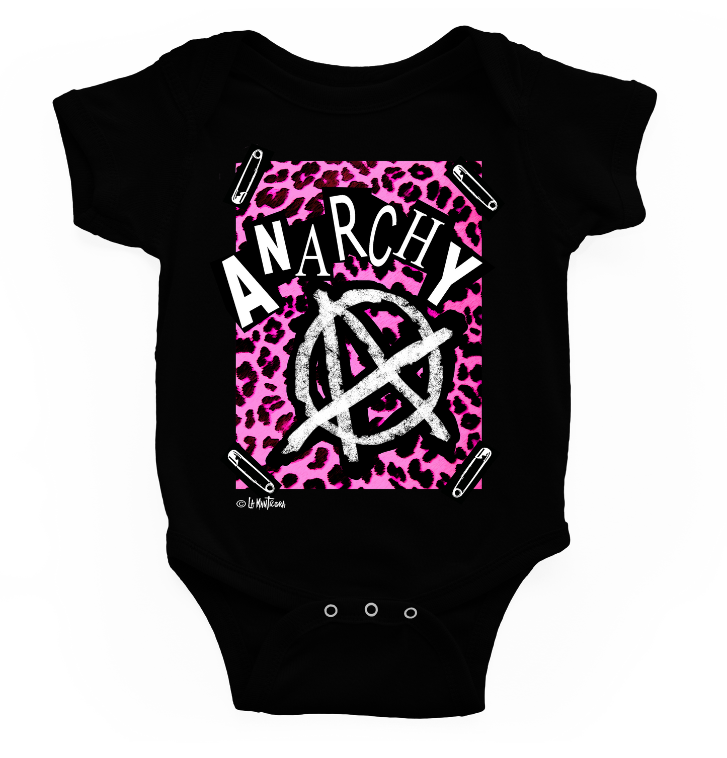 Body bebé Anarchy Pink blk