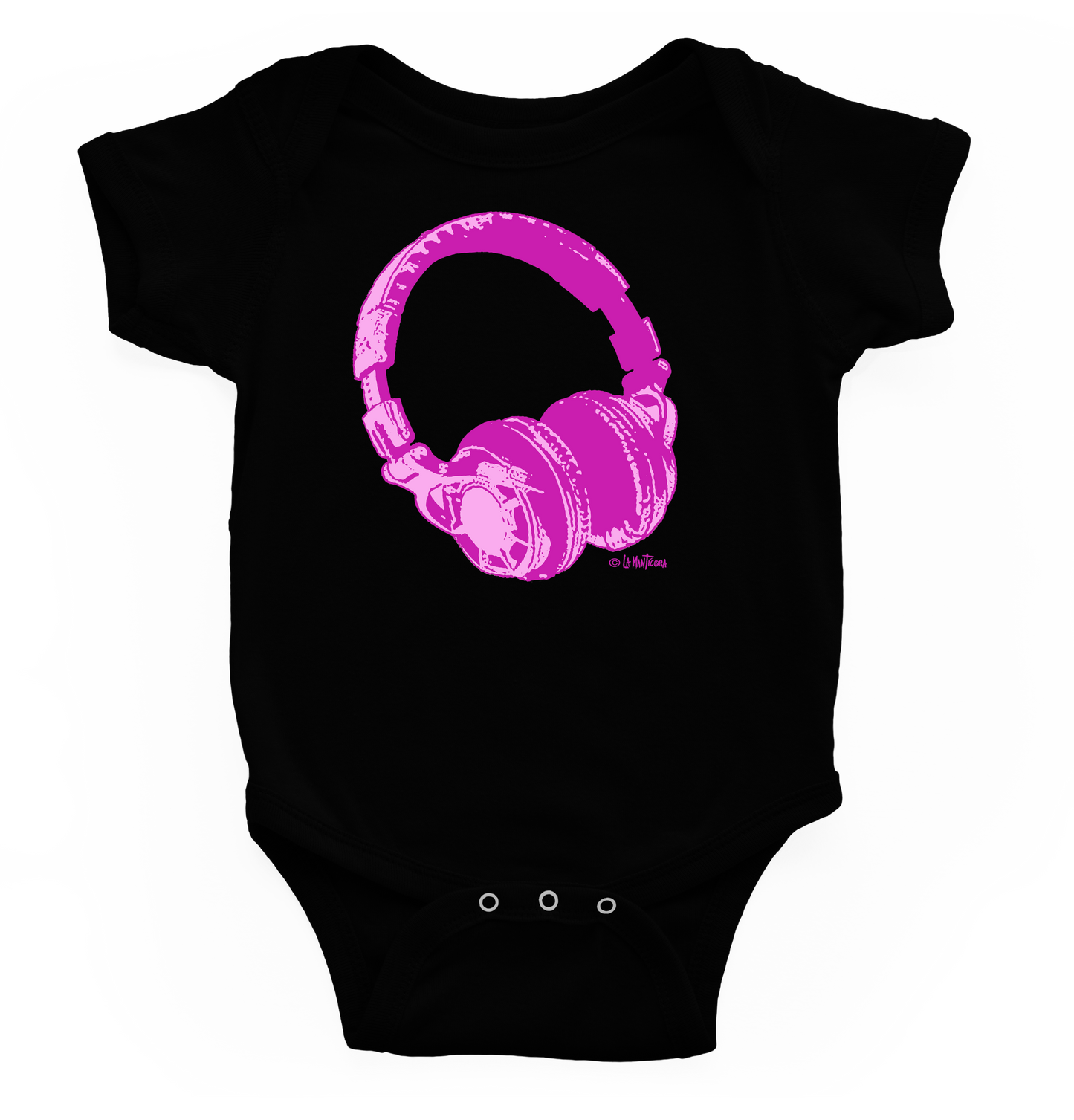 Body bebé Auricular Rosa blk