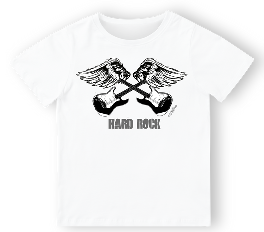 Camiseta niño Guitars en blanco
