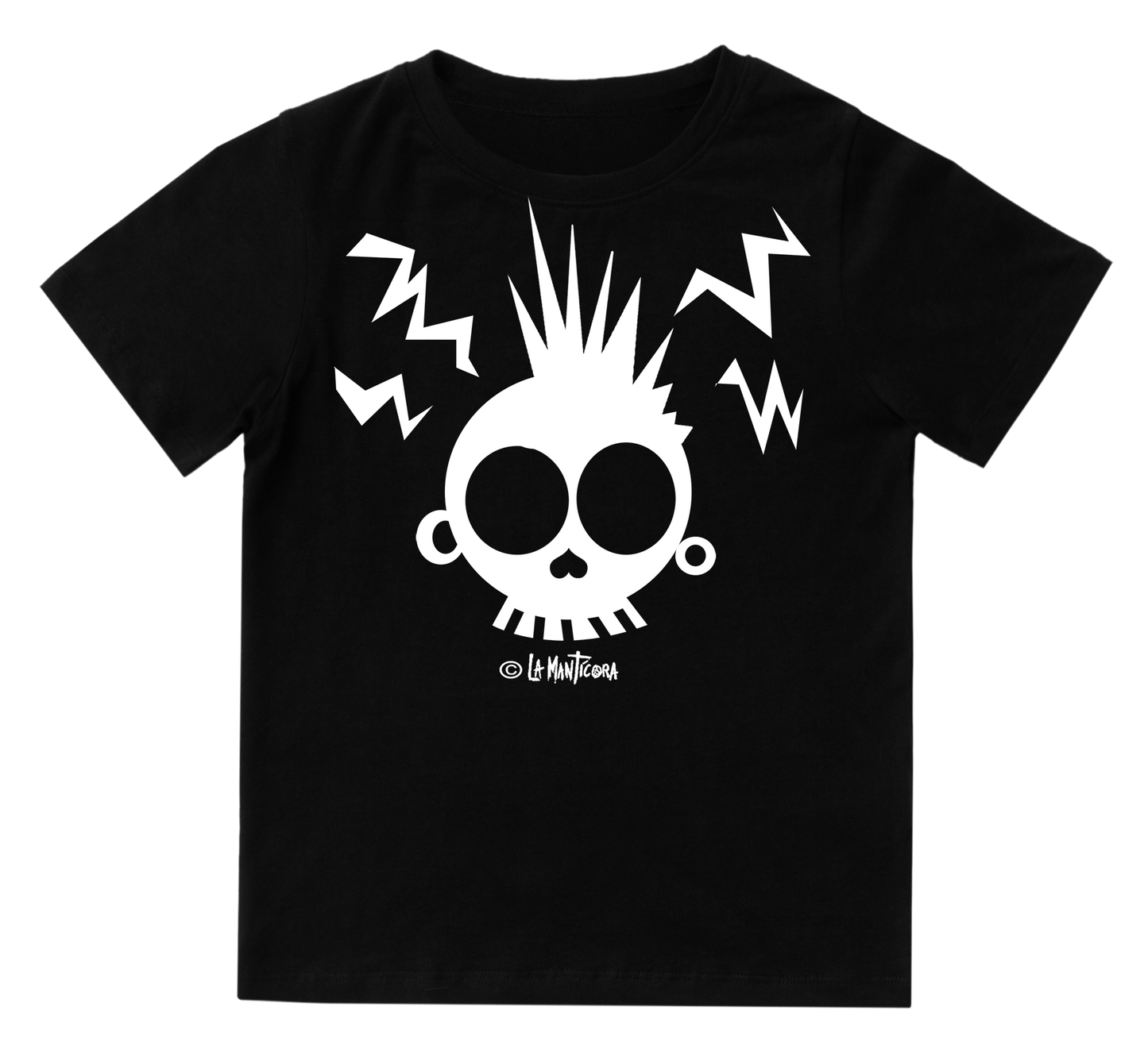 Camiseta bebé Skull Angry