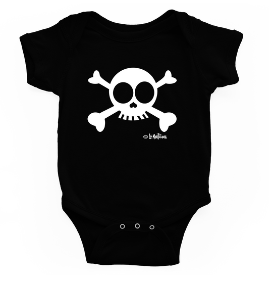 Body bebé Skull White blk