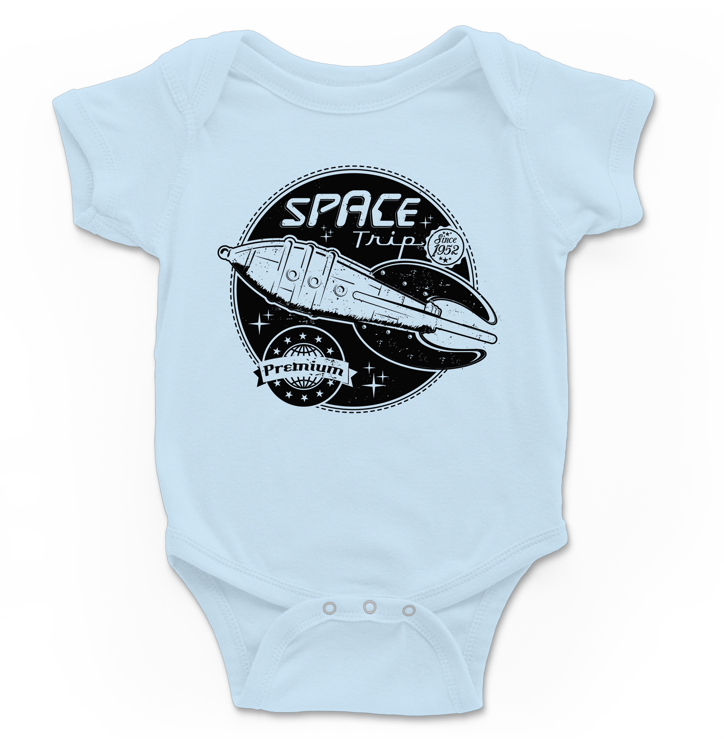 Body bebé Space en azul